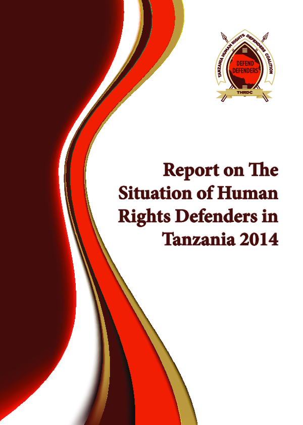 (PDF) Human Rights Defenders Situation Report