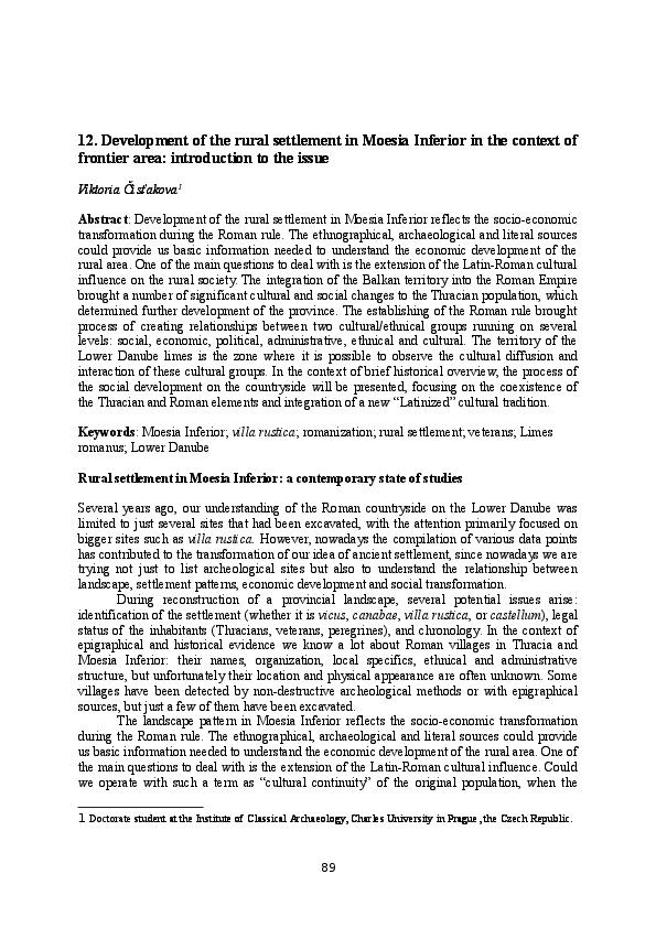 Types of settlements image