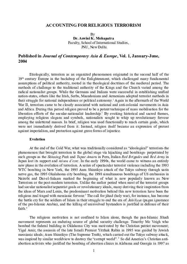 Religion terrorism essay 06 image