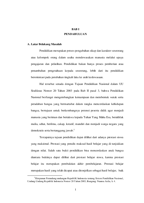 Pdf Bab I Pendahuluan A Latar Belakang Masalah Abdu Syukur Academia Edu