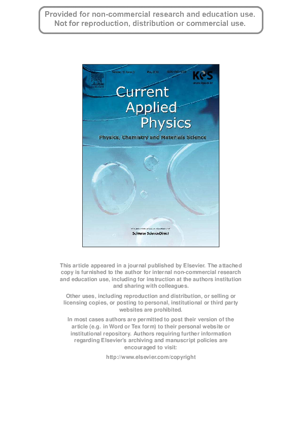 (PDF) Photothermal deflection spectroscopy PDS investigation of optical ...