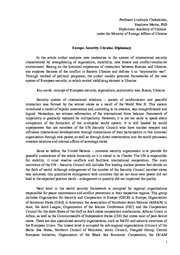 Russian diplomacy essay image