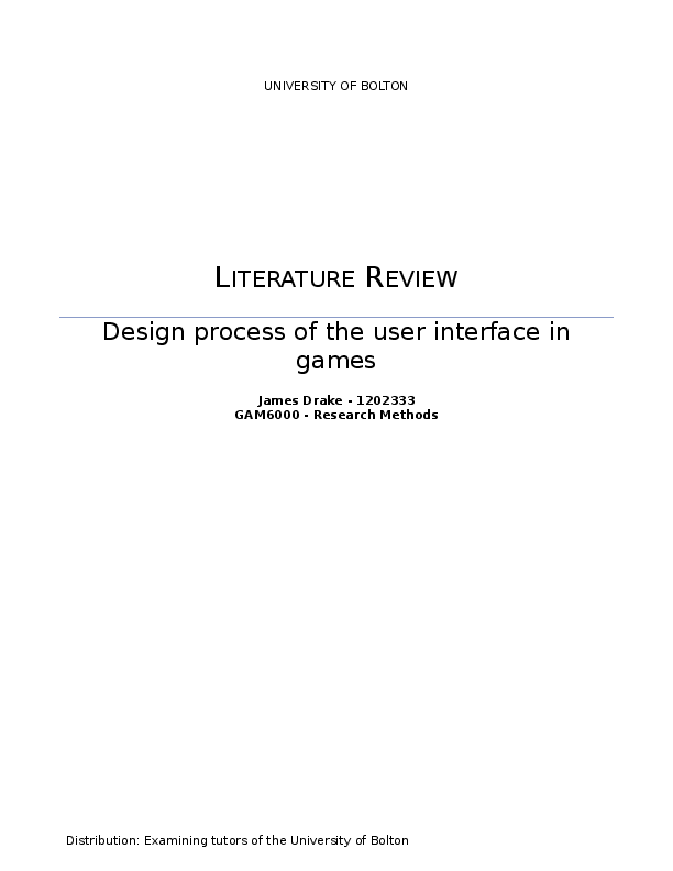 (DOC) Design Process of the UI in games