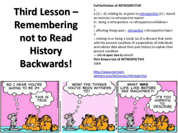 (PDF) Teaching History 3-retrospective