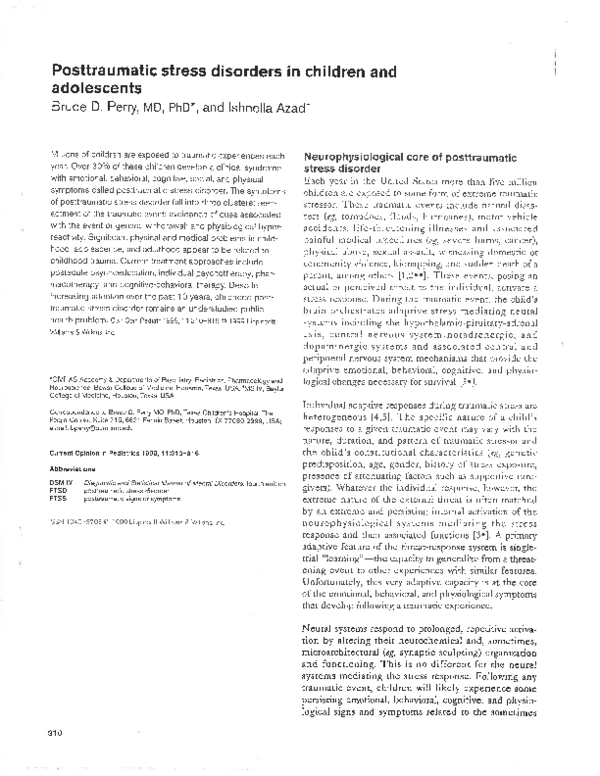 (PDF) PTSD journal article with Dr. Perry Ishnella Ramsey Academia.edu