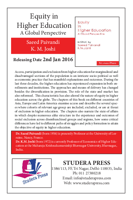 (PDF) Equity in Higher Education