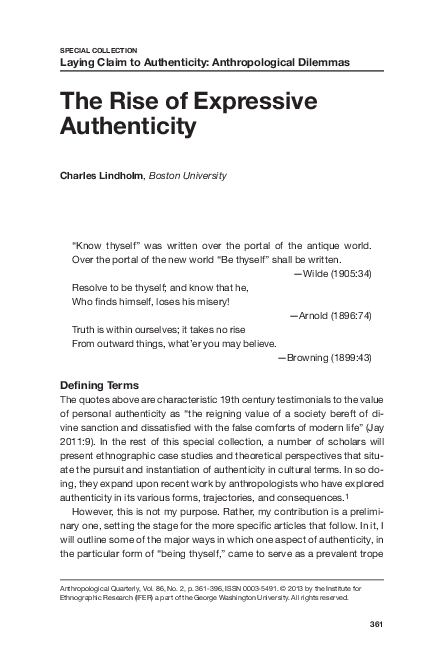 Charles lindholm essays 06 picture