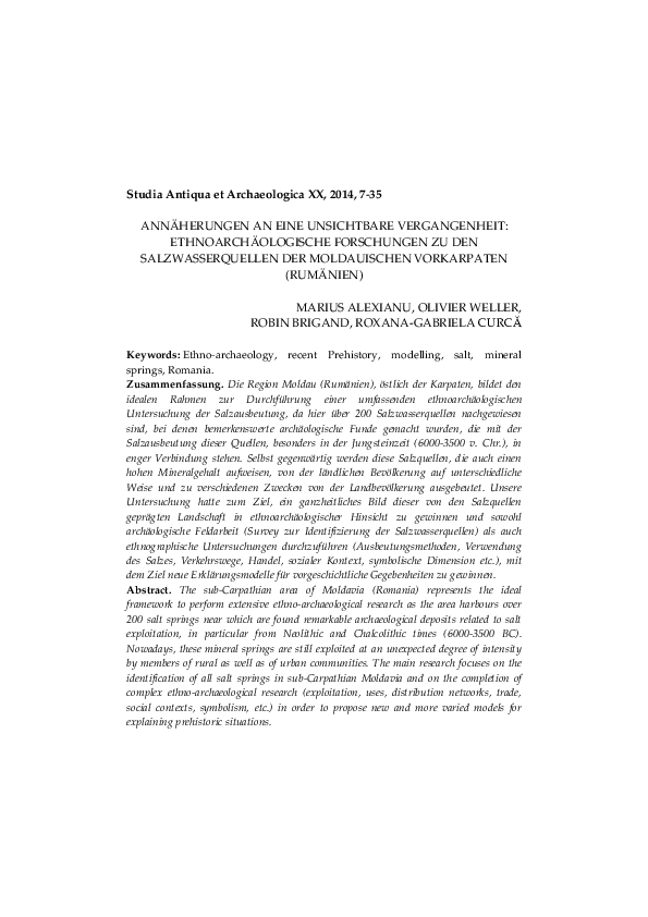 (PDF) Annäherungen an eine Unsichtbare Vergangenheit