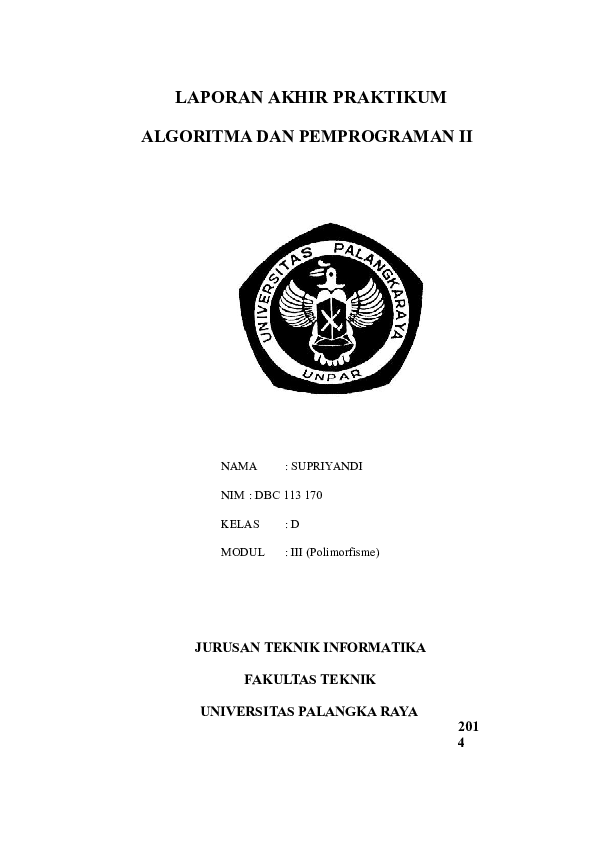 (DOC) 264080283LaporanPraktikumAlproII Dian Furnomo