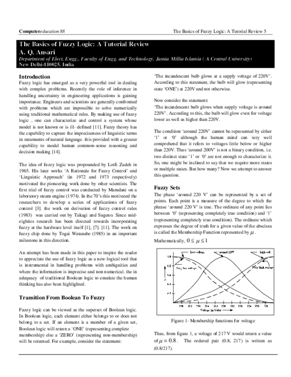  pdf the basics of fuzzy logic a tutorial review