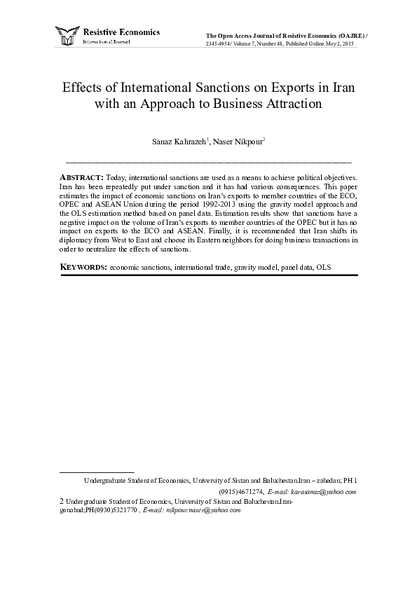 International sanctions essay 06 picture