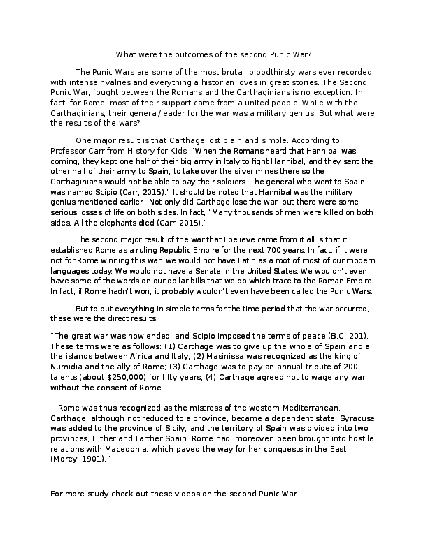 How did the punic wars affect the romans image