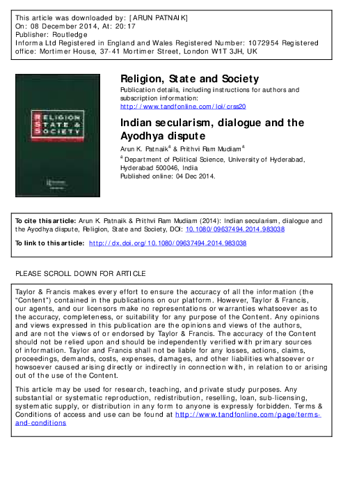 Secularism in india upsc image