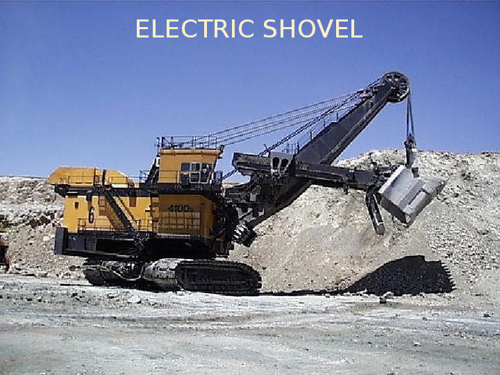 (PPT) ELECTRIC SHOVEL Iqbal DACHI Academia.edu