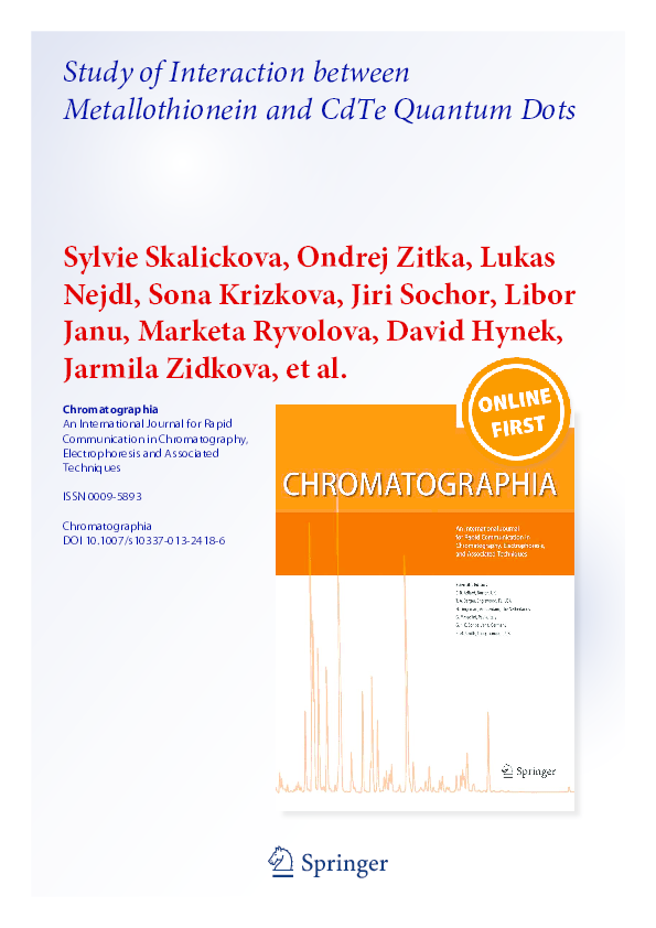 (PDF) Chromatographia An International Journal for Rapid Communication