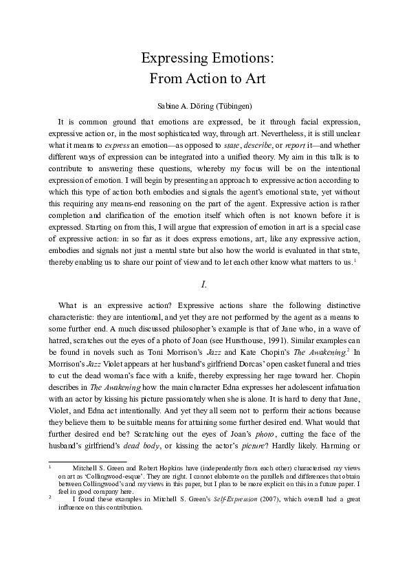 Essay about emotions and feelings image