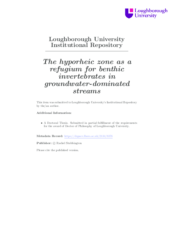 Refugium essay image