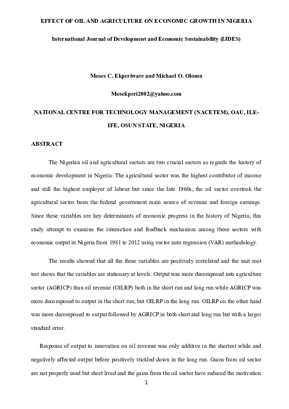 Agricultural economics thesis pdf image