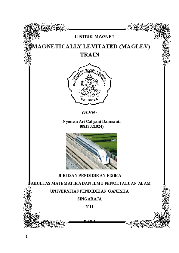 The physics behind maglev trains image