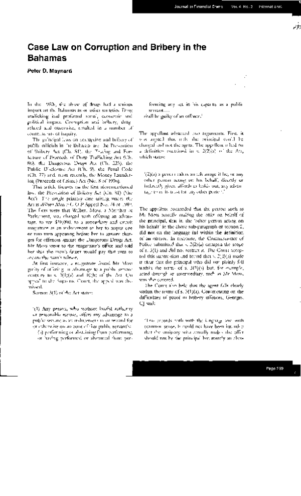 Examples of bribery and corruption image