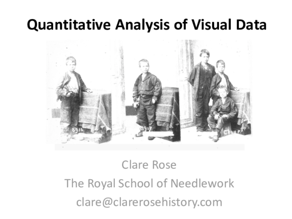 Quantitative Analysis of Visual Data as Evidence