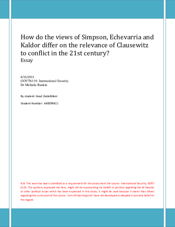 Clausewitz thesis 07 image