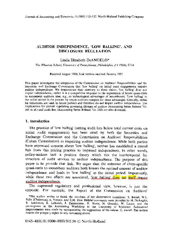 Enron auditor independence picture