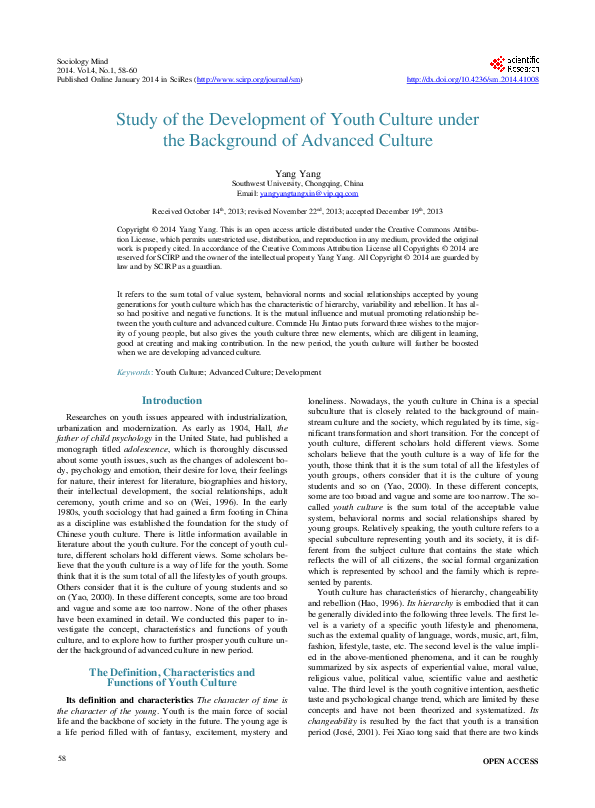 Youth culture pdf picture