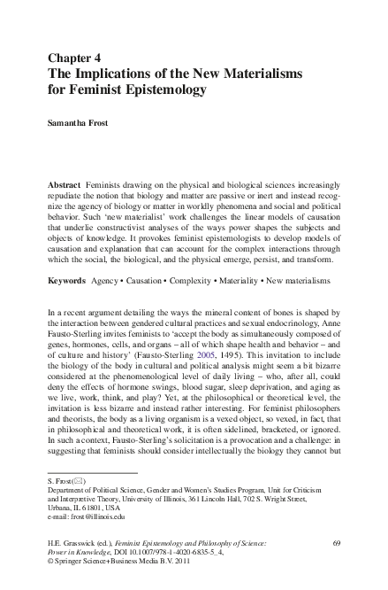 Feminist epistemology essay image