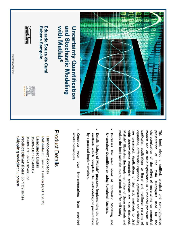 (PDF) Uncertainty Quantification and Stochastic Modeling with Matlab