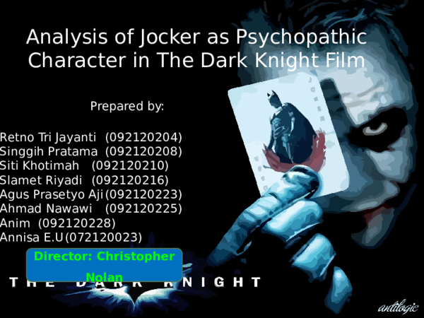 The Dark Knight Analysis Essay