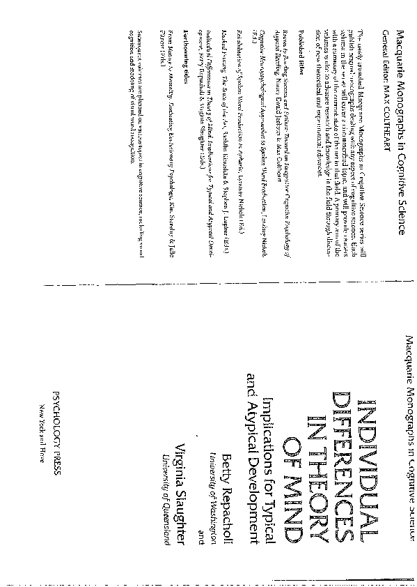 Bypassing Empathy: Mapping a Machiavellian Theory of Mind and Sneaky Power (2003)