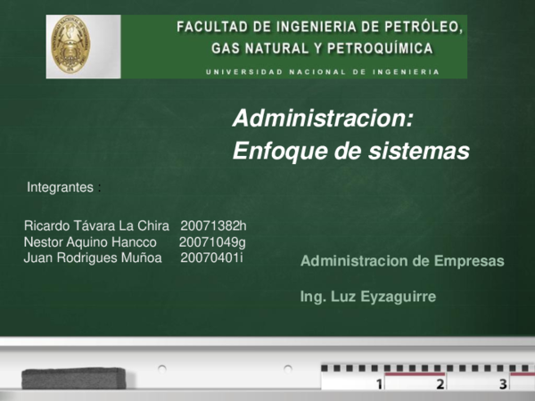 (PDF) Administracion: Enfoque de sistemas