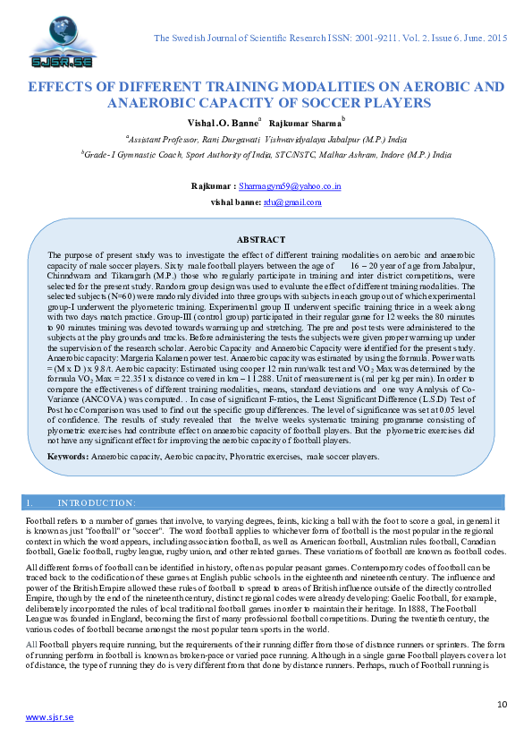 Training modalities essay image