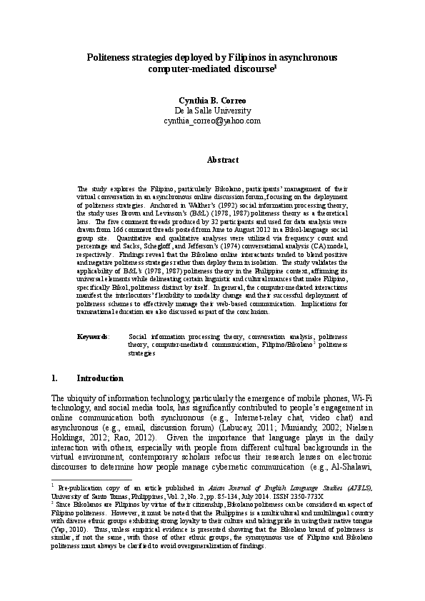 Positive politeness strategies picture