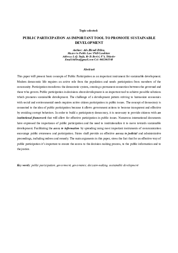 Role of citizens in good governance essay image