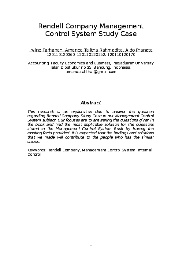 Rendell case essay 04 image