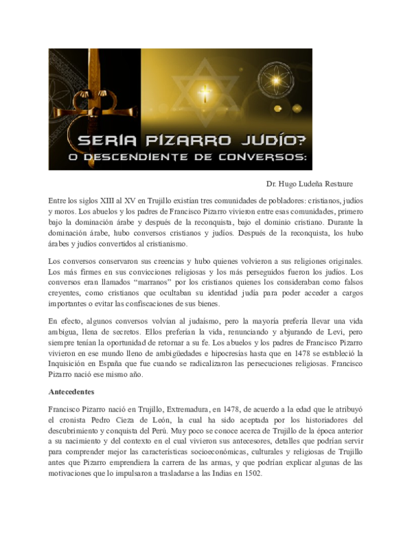 Francisco pizarro characteristics image