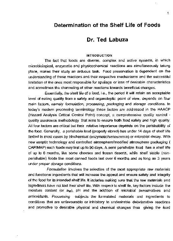 (PDF) Labuza SL theory