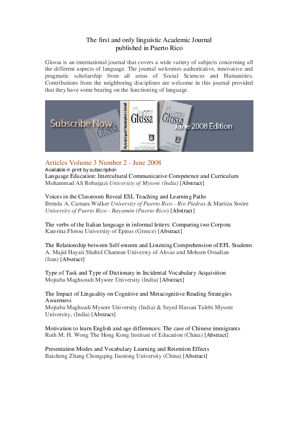 (PDF) Voices in the Classroom Reveal ESL Teaching and Learning Paths