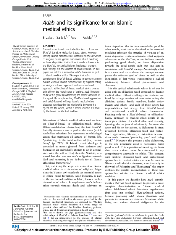 Islamic medicine essay picture