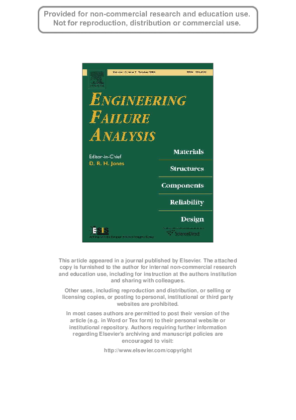 (PDF) Failure analysis of a gas turbine nozzle