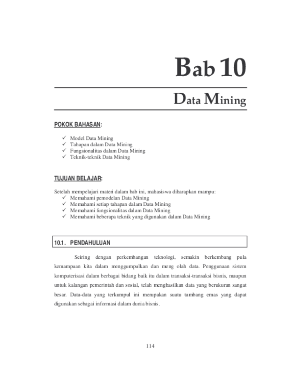 Pdf Memahami Setiap Tahapan Dalam Data Mining Memahami Fungsionalitas Pdf Memahami Setiap Tahapan Dalam Data Mining Memahami Fungsionalitas