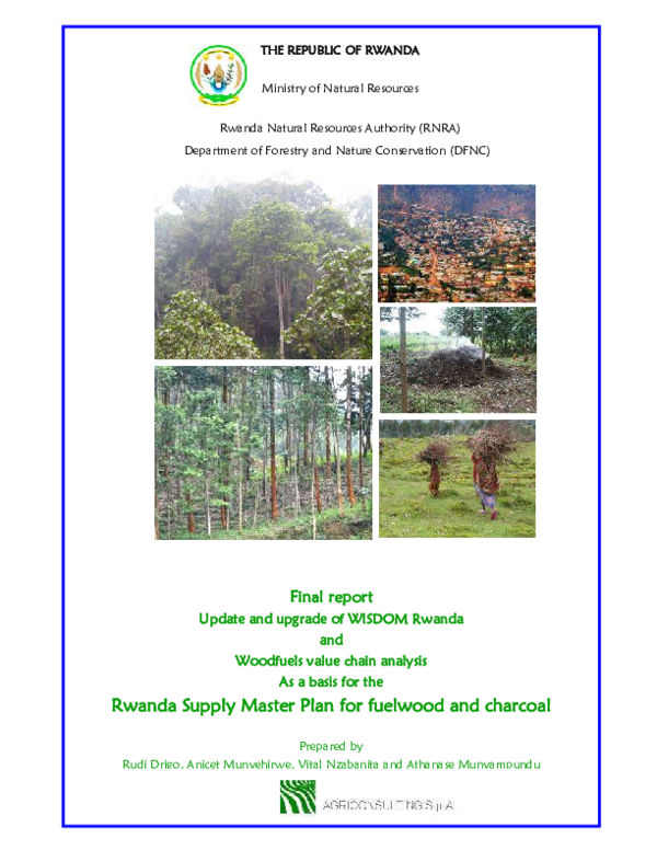 (PDF) Rwanda Biomass fuel supply baseline