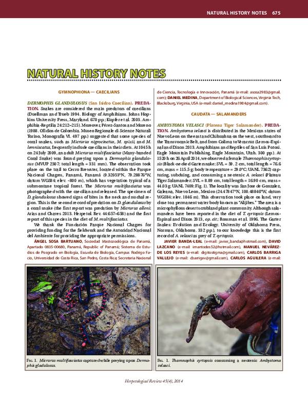 (PDF) 675 NATURAL HISTORY NOTES 675 NATURAL HISTORY NOTES NATURAL ...
