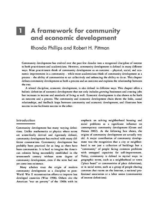 (PDF) Introduction to Community Development, Chapter 1 2009