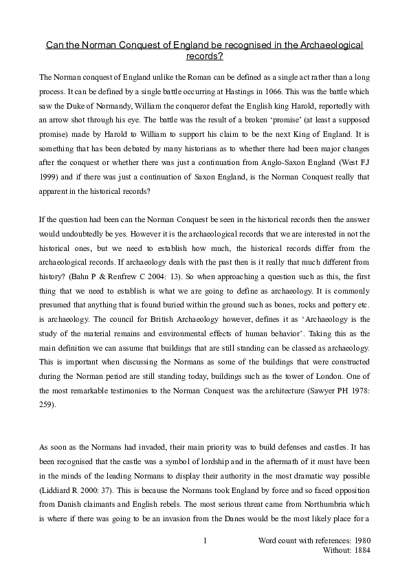 The norman conquest book image