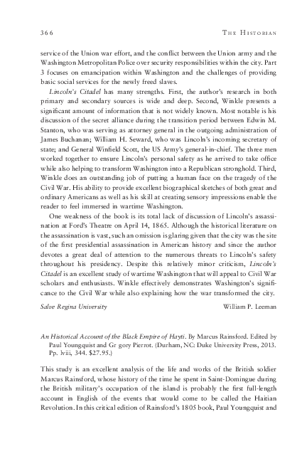 (PDF) Review: Marcus Rainsford, An Historical Account of the Black ...
