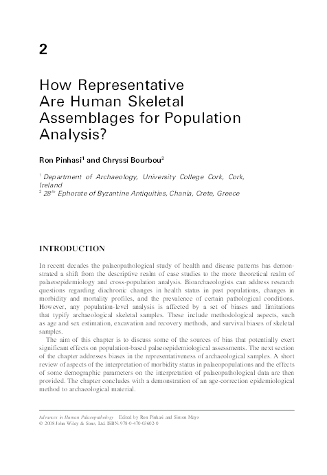 (PDF) How Representative Are Human Skeletal Assemblages for Population ...