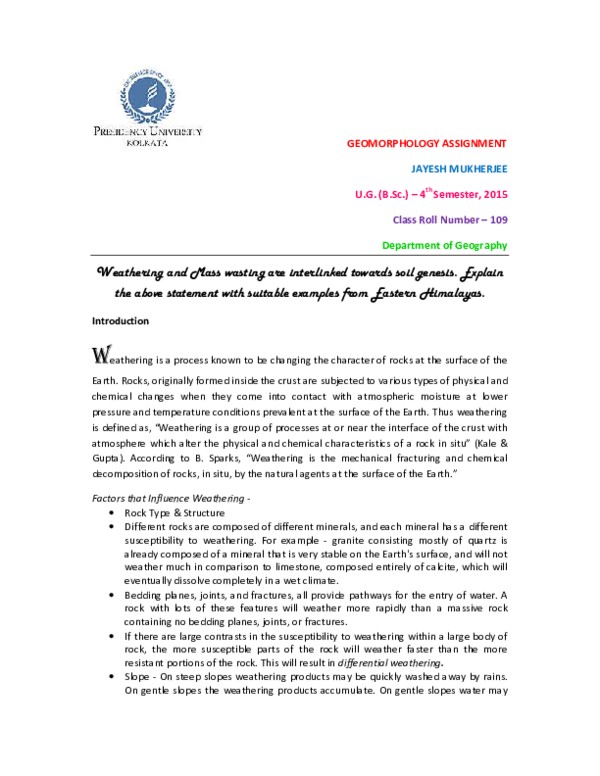 Topple mass movement picture